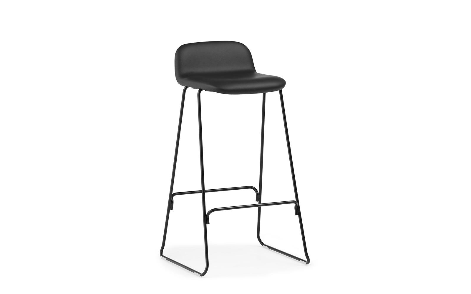 Just Barstool 75 cm Full Upholstery W. Back Steel